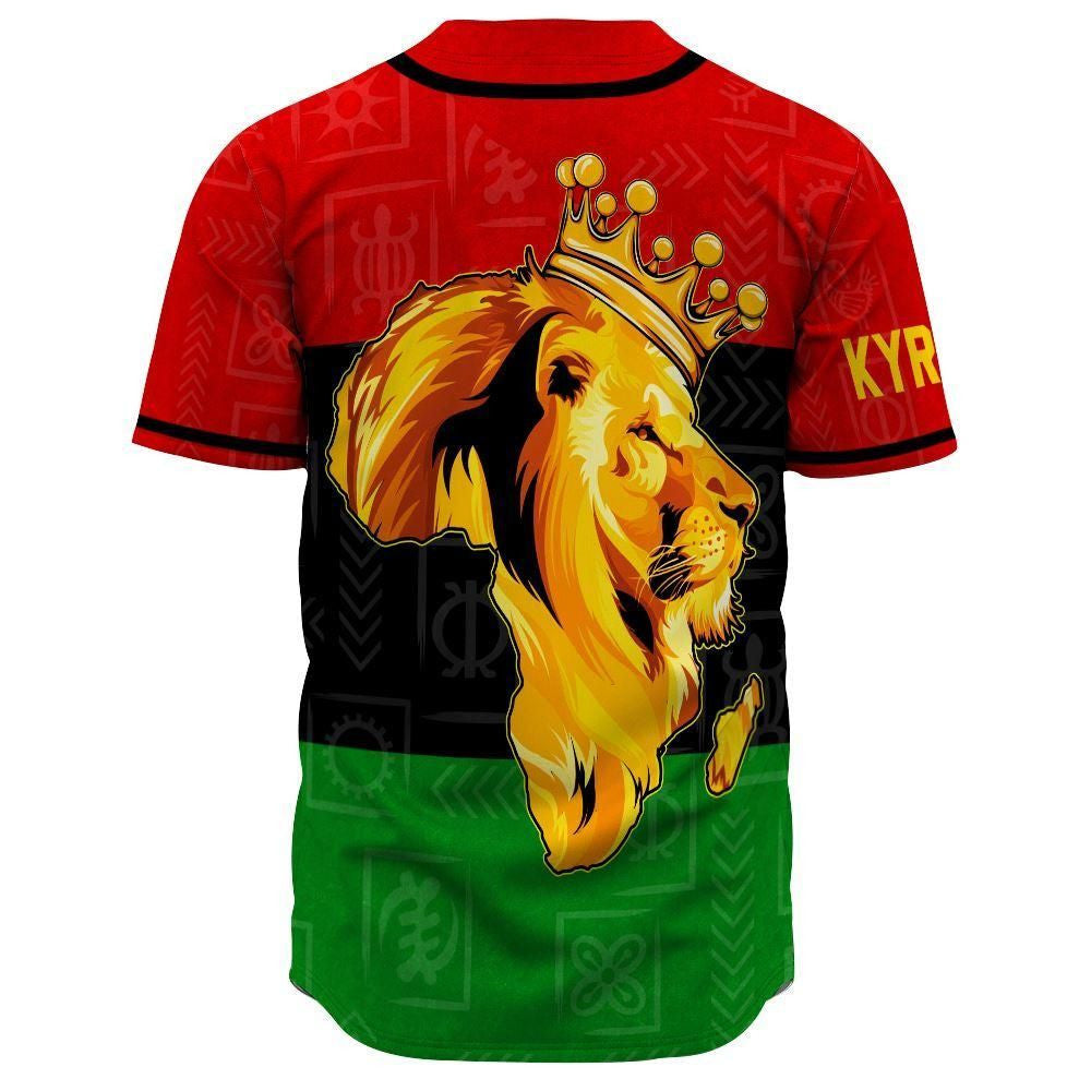 Africa Zone Baseball Jersey - Personalised Pan Africa J5