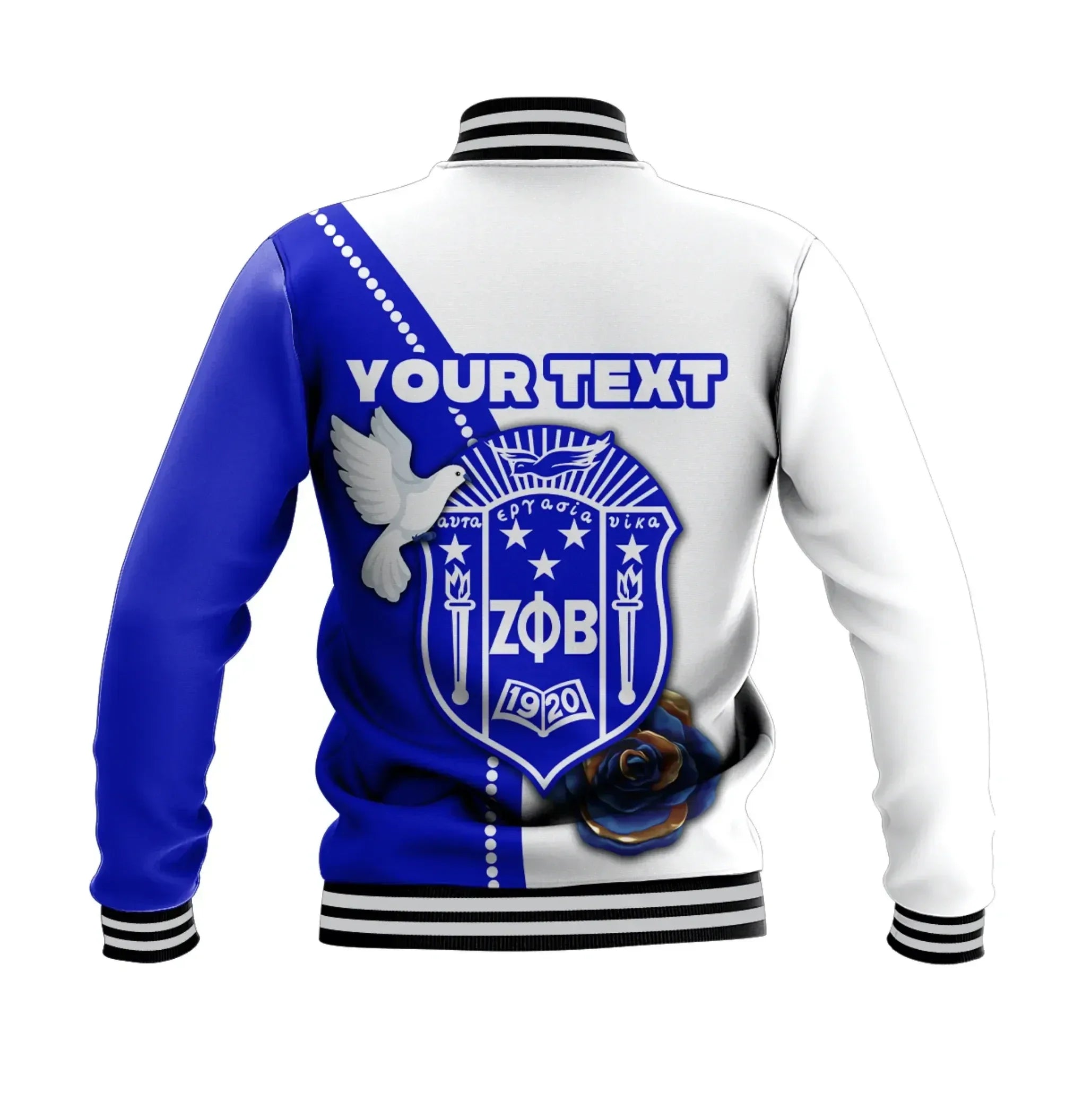Africa Zone Jacket - Personalised Zeta Phi Beta African Pattern Simple Style Baseball Jacket J5
