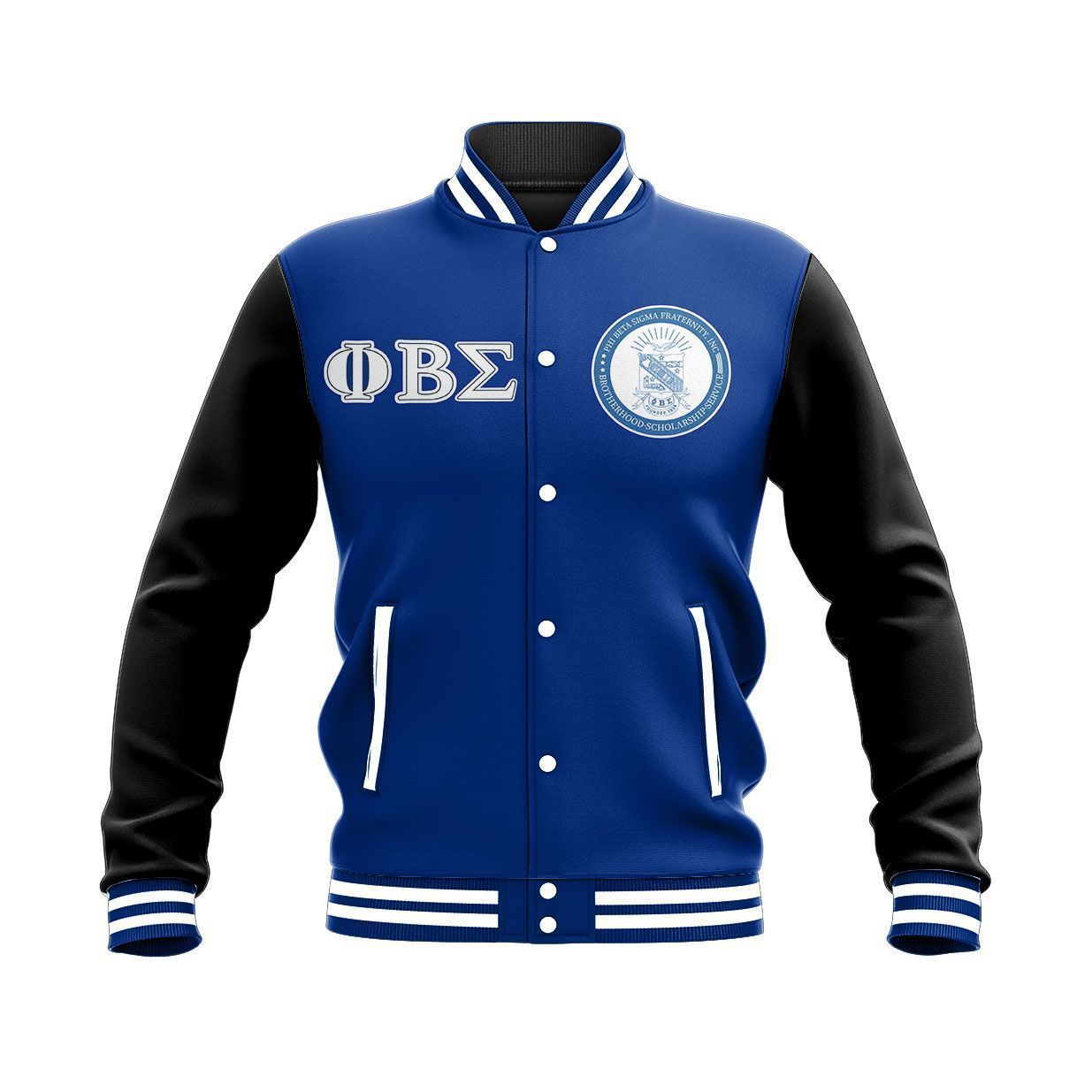 Phi Beta Sigma Brotherhood Baseball Jacket