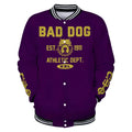 Bad Dog Bruh Baseball Jacket