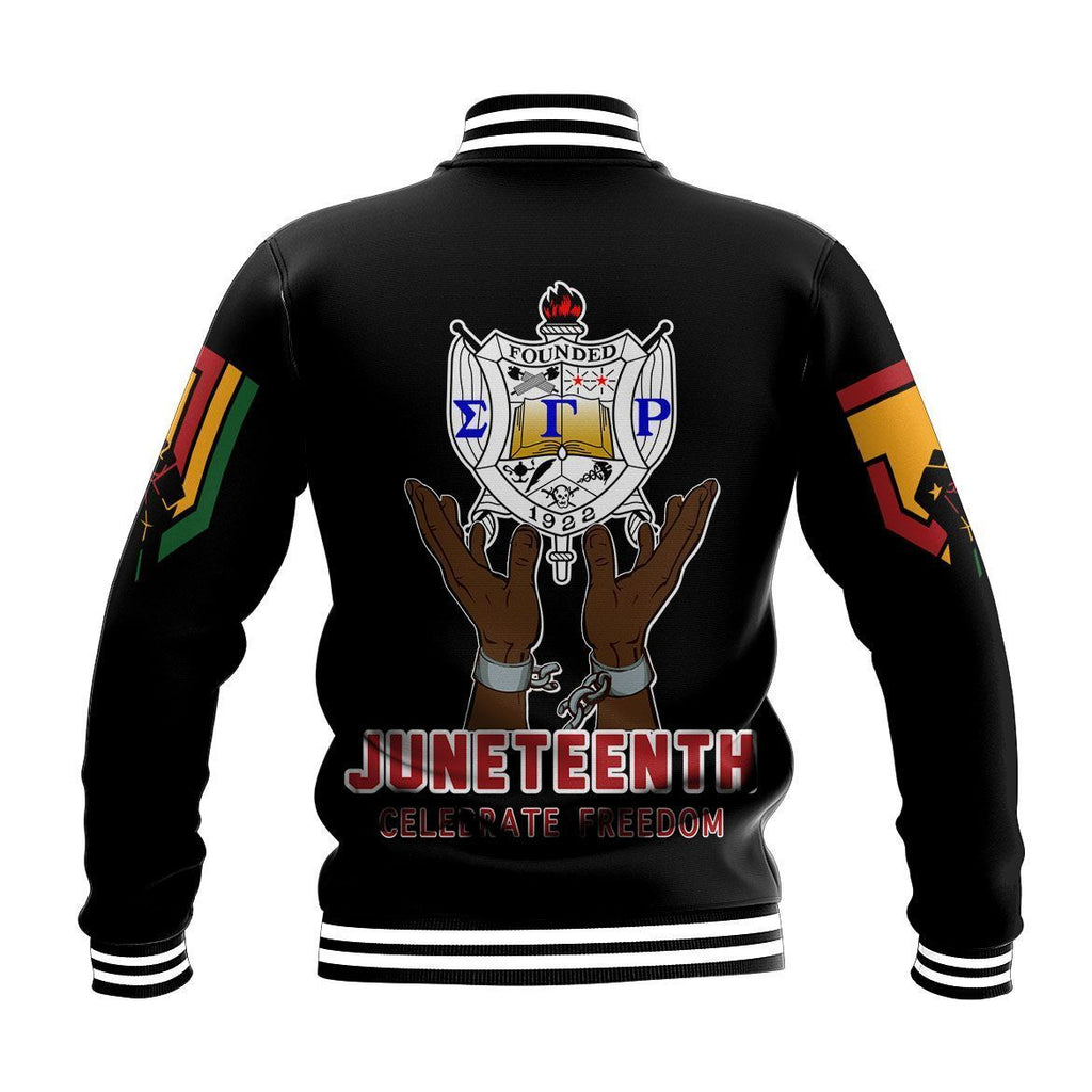 SGR Juneteenth Freedom Baseball Jacket