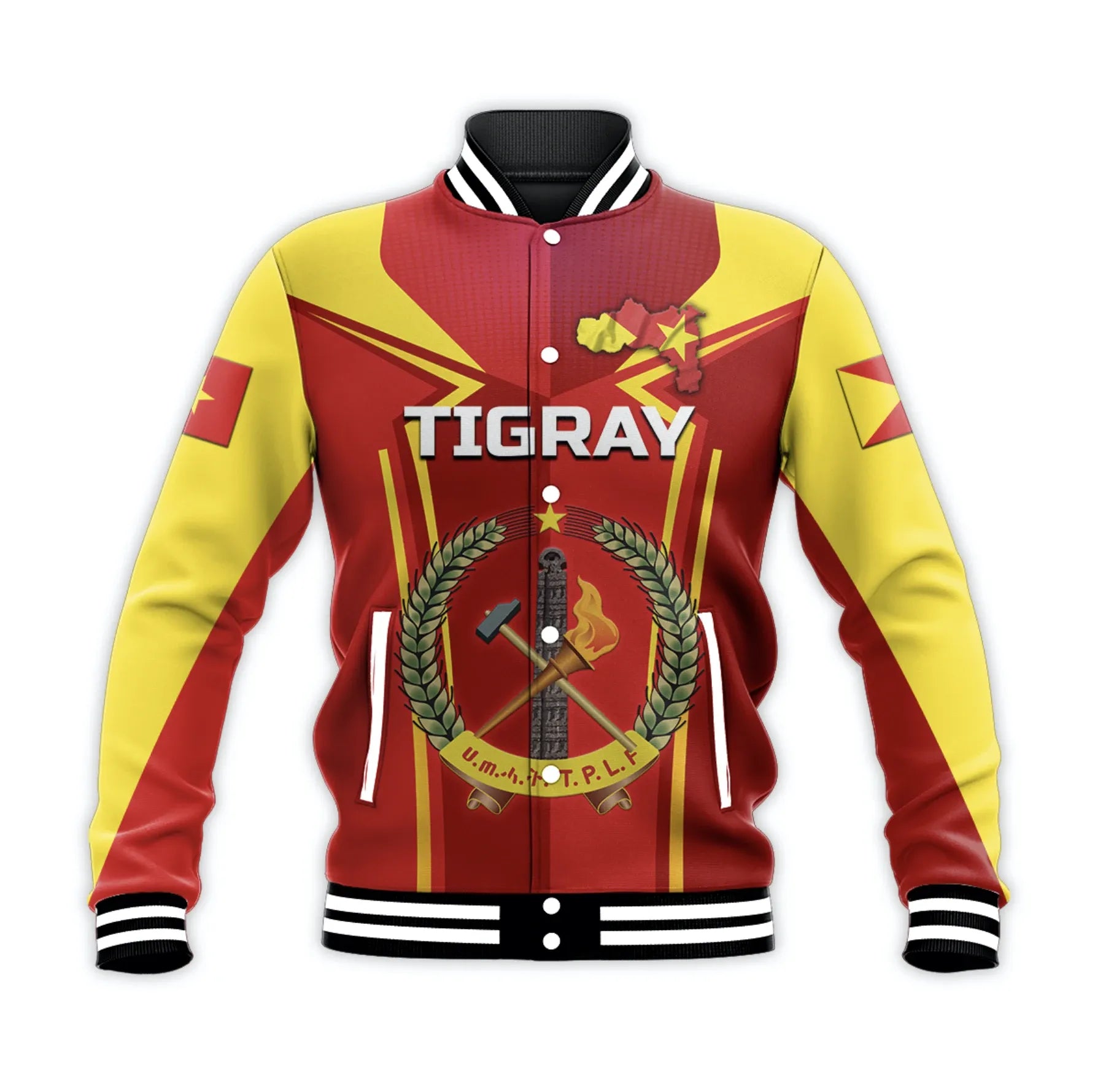 Africa Zone Jacket - Tigray Unique Version Baseball Jacket J5