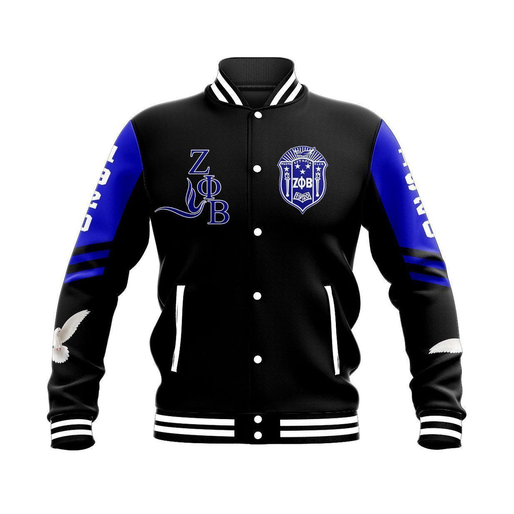 Africa Zone Jacket - ZETA PHI BETA PHENOMENAL BASEBALL JACKET A31