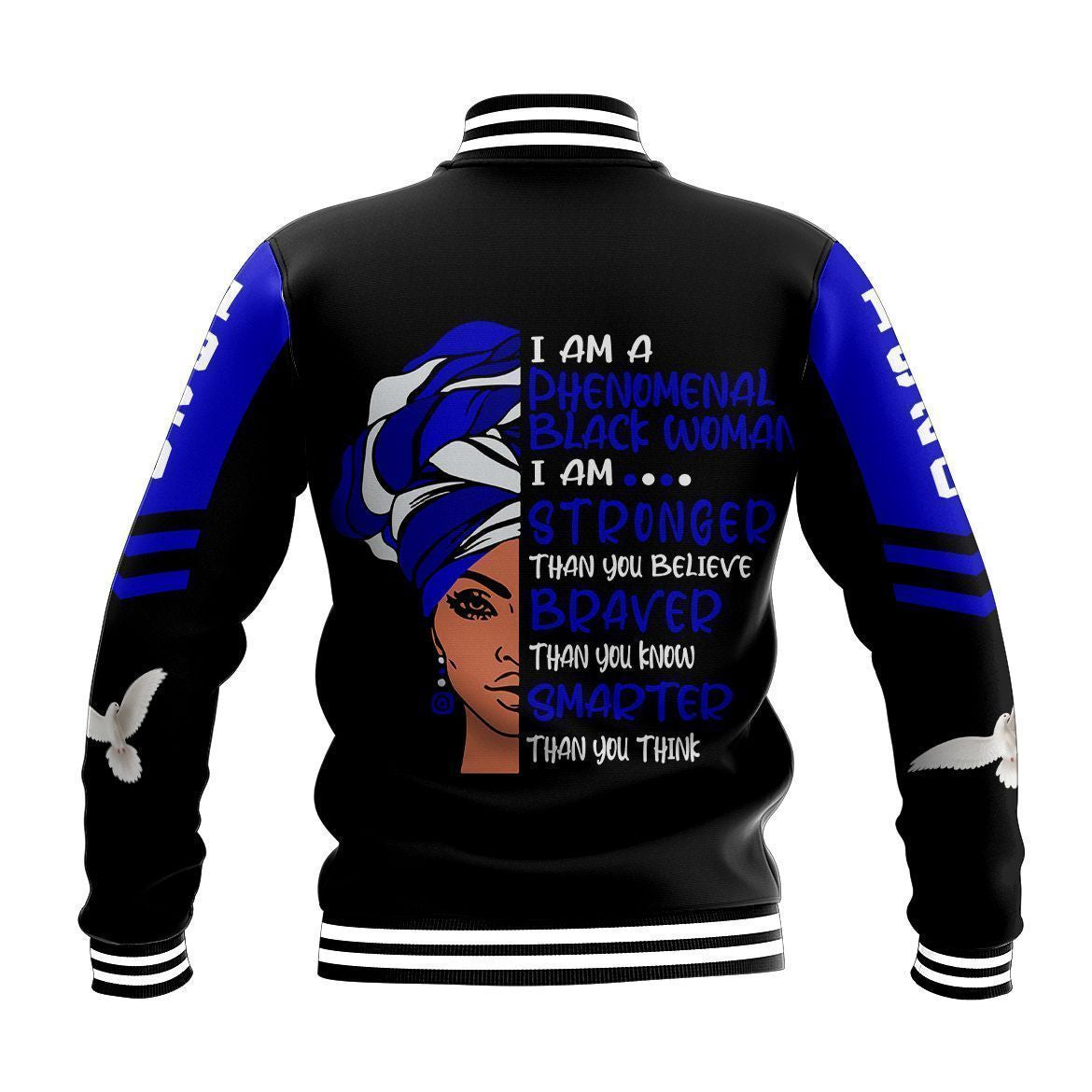 Africa Zone Jacket - ZETA PHI BETA PHENOMENAL BASEBALL JACKET A31