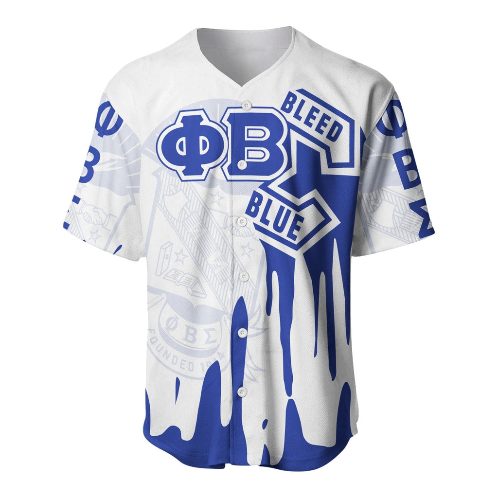 Africa Zone Baseball Jersey - PHI BETA SIGMA BASEBALL JERSEY SIMPLE STYLE A31