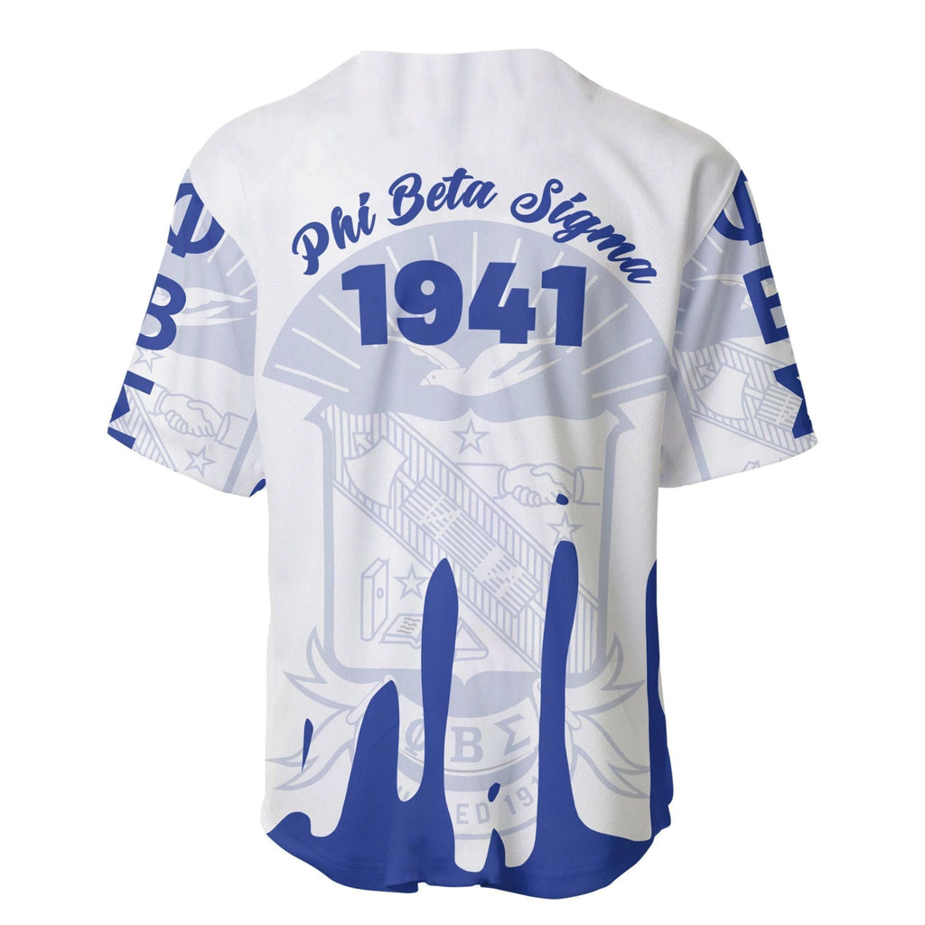 Africa Zone Baseball Jersey - PHI BETA SIGMA BASEBALL JERSEY SIMPLE STYLE A31
