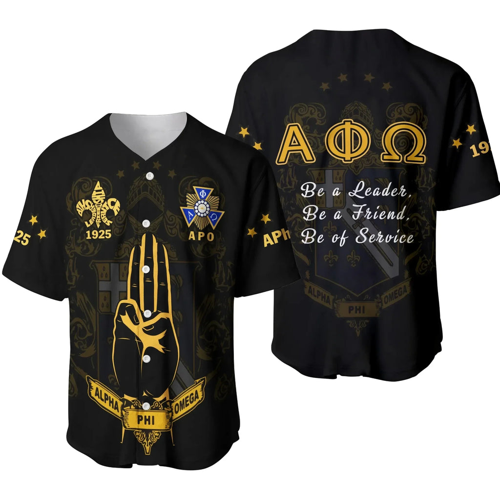 Africa Zone Baseball Jersey - Alpha Phi Omega THE SCOUT SIGN Baseball Jersey J5