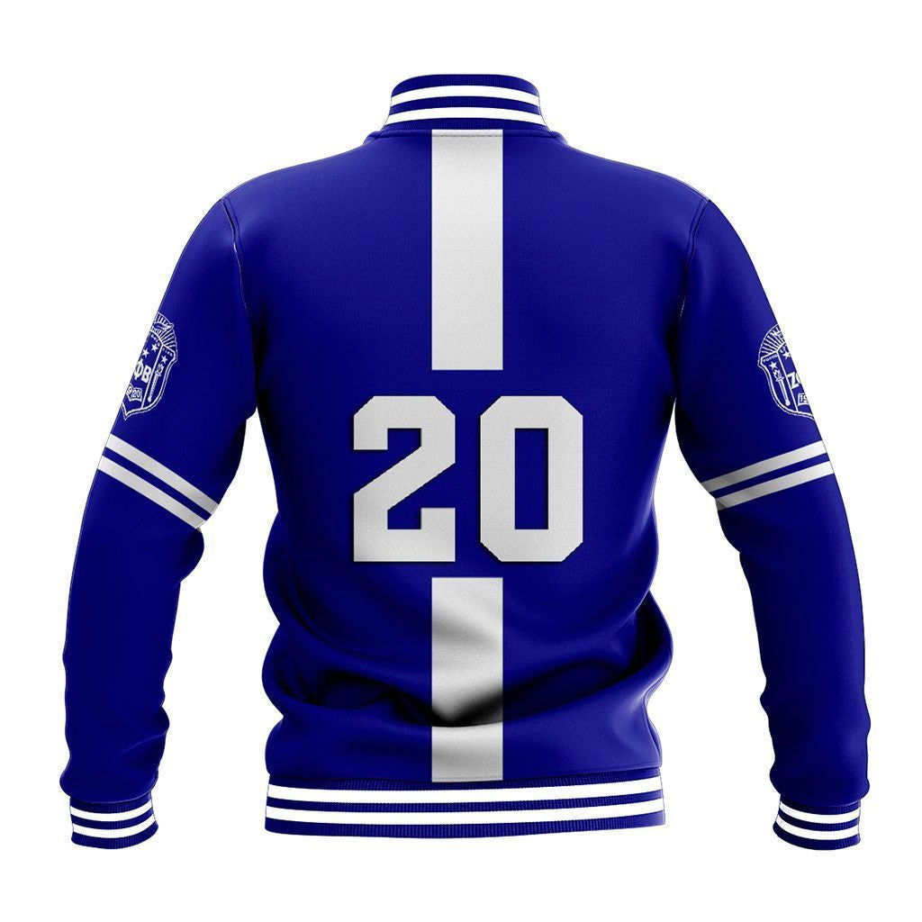 Africa Zone Jacket - ZETA PHI BETA SAINT STYLE BASEBALL JACKET A31