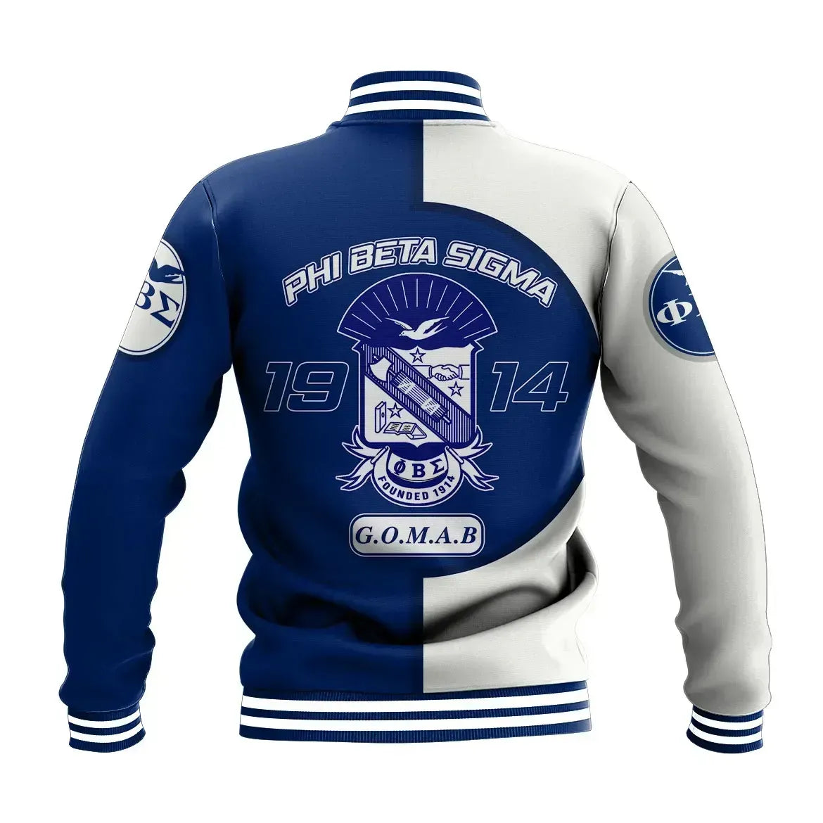 Phi Beta Sigma 1914 - Cycle Style Baseball Jacket