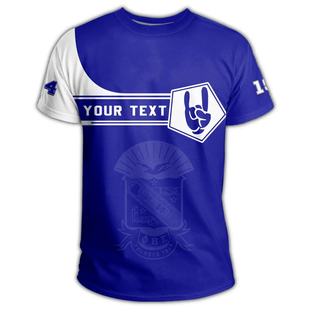 Africa Zone T-shirt - Personalised Phi Beta Sigma T-shirt - Ronald McKenzie J8
