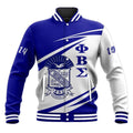 Africa Zone Jacket - Phi Beta Sigma Baseball Jacket - Sco Style J8