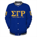 Lux Sigma Gamma Rho Diamond Poodle Baseball Jacket