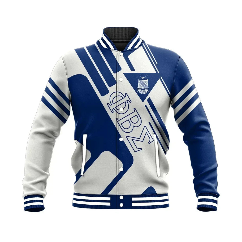 Phi Beta Sigma Rockie Style Baseball Jacket | Africazone.store
