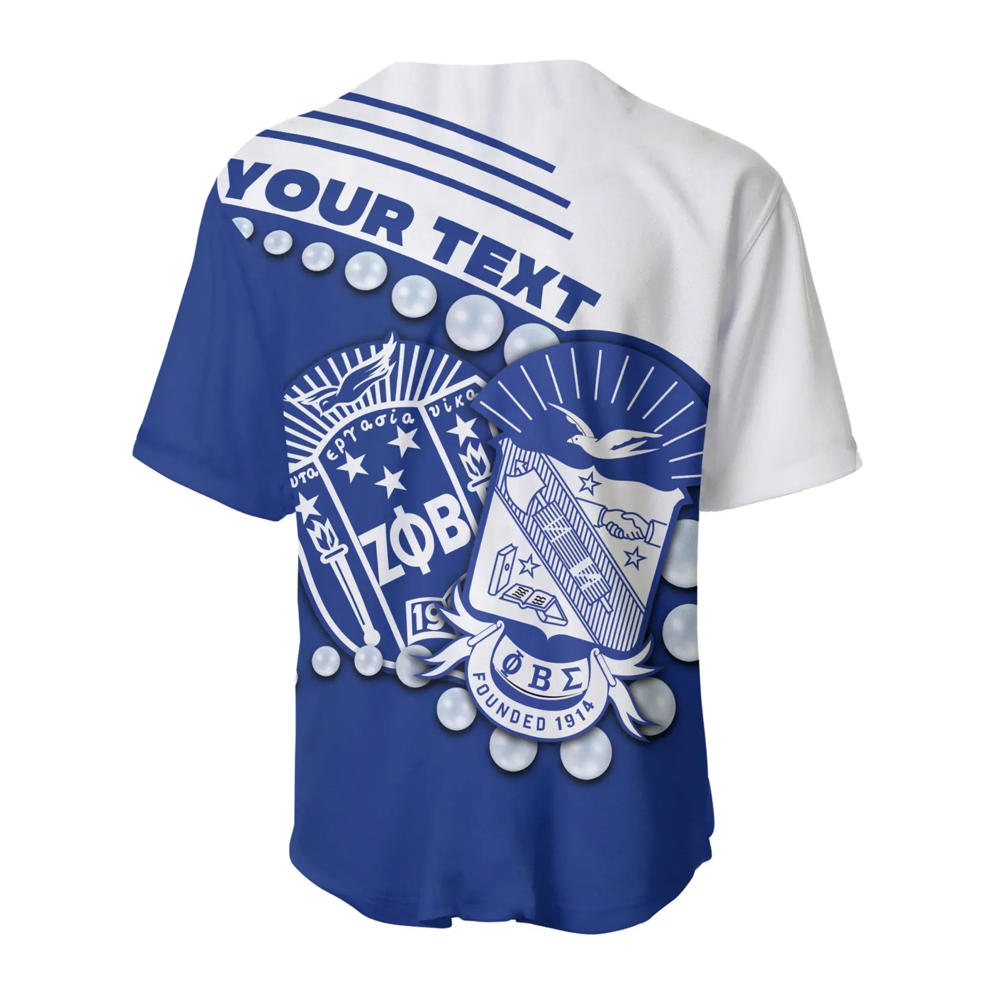Africa Zone Baseball Jersey - Personalised Zeta Phi Beta Sigma Special Style Baseball Jersey J5