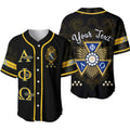 Personalised Alpha Phi Omega Baseball Jersey
