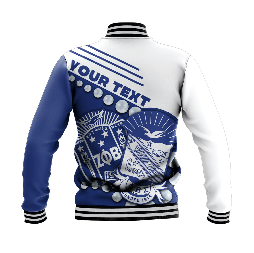 Africa Zone Jacket - Personalised Zeta Phi Beta Sigma Special Style Baseball Jacket J5