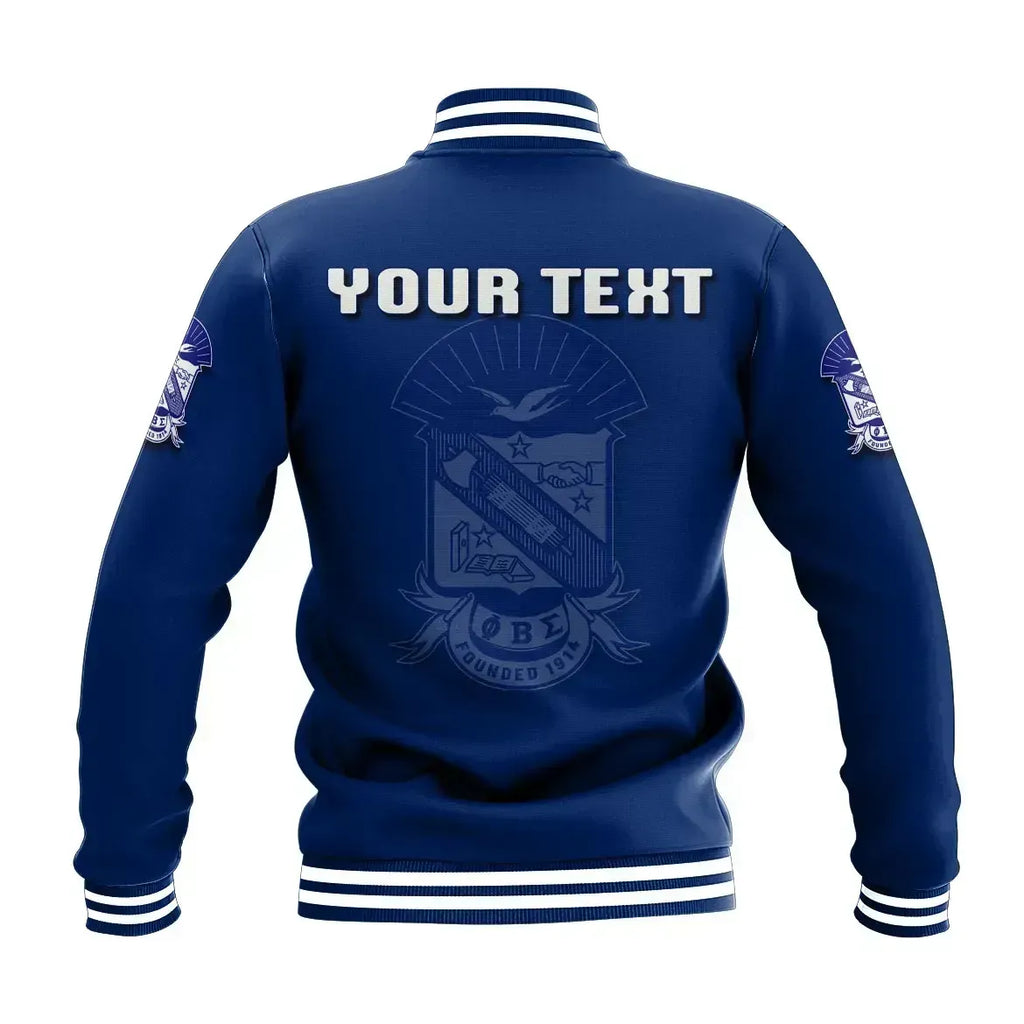 Personalised Phi Beta Sigma Baseball Jacket