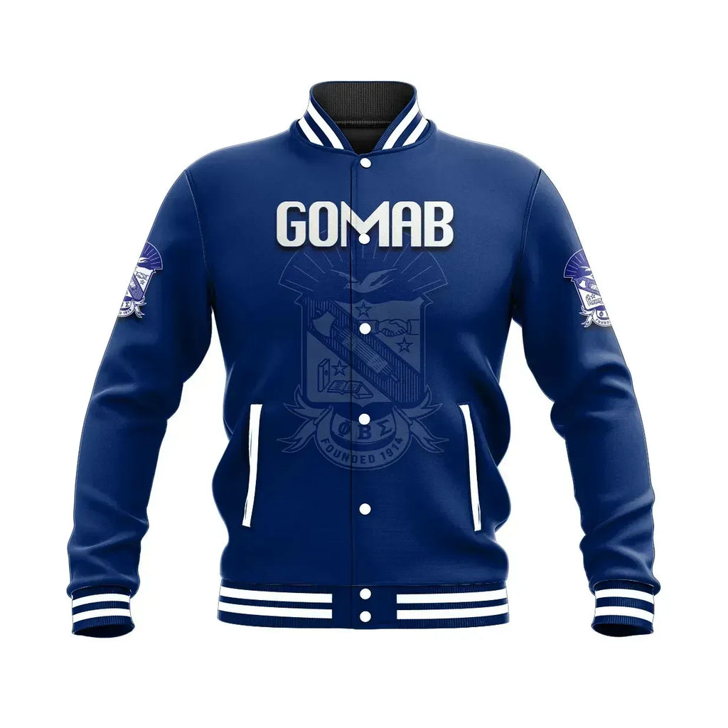 Personalised Phi Beta Sigma Baseball Jacket | Africazone.store
