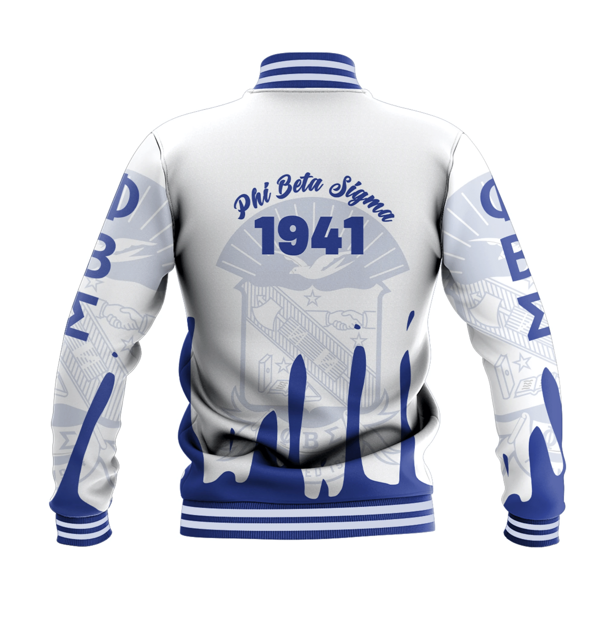 Africa Zone Jacket - PHI BETA SIGMA BASEBALL JACKET SIMPLE STYLE A31