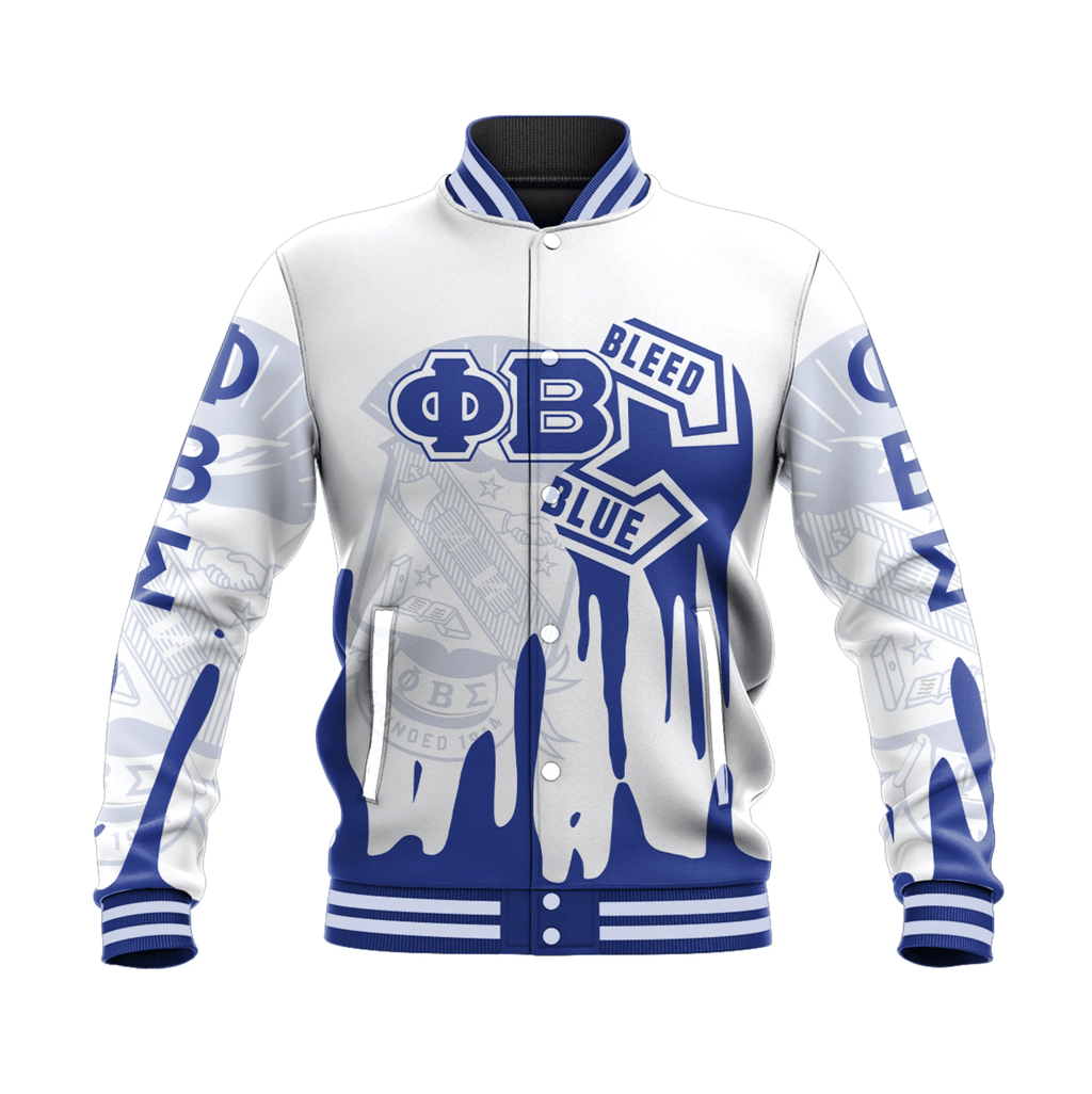 Africa Zone Jacket - PHI BETA SIGMA BASEBALL JACKET SIMPLE STYLE A31