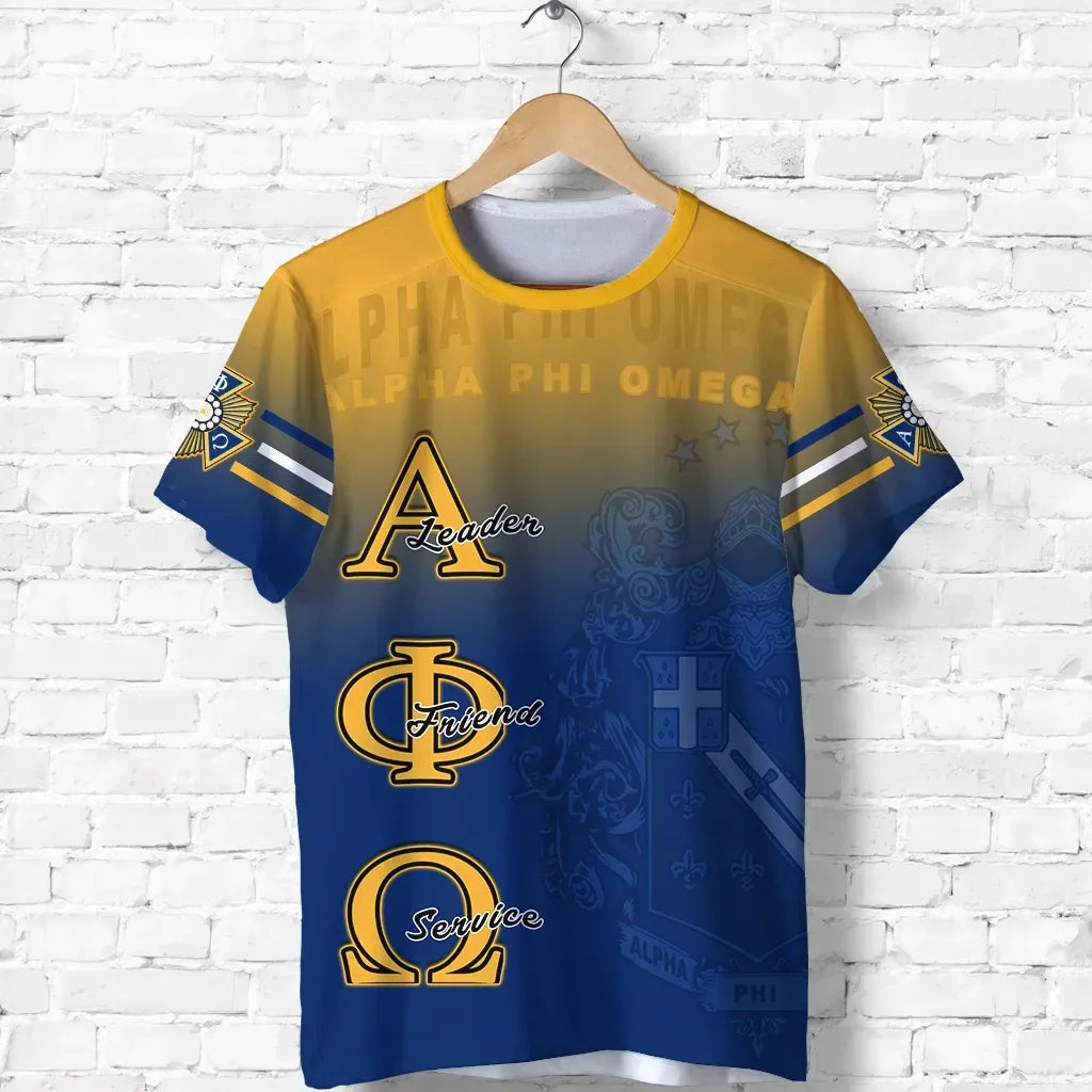 Africa Zone T-shirt - Personalized Alpha Phi Omega - Motto Apo T-shirt J5