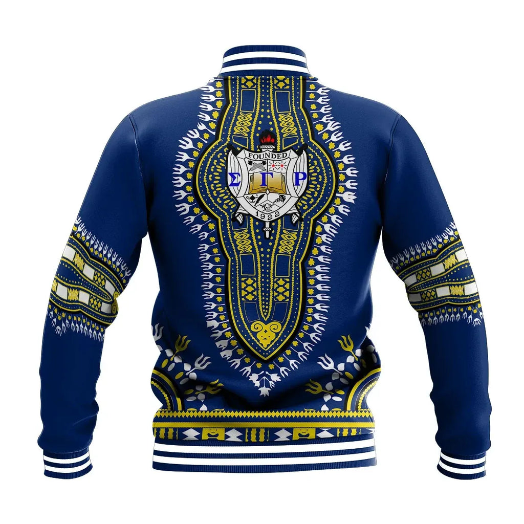 Sigma Gamma Rho Dashiki Baseball Jacket