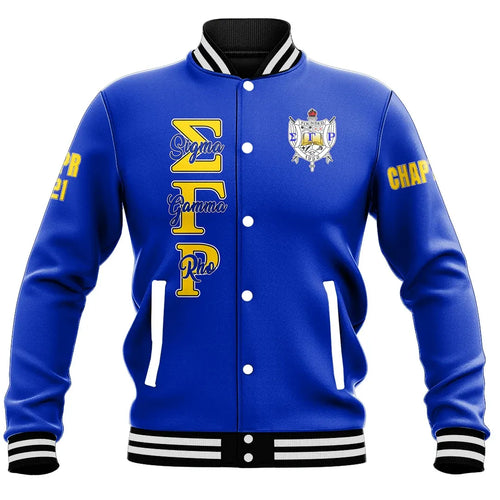 Sigma Gamma Rho (Blue) Baseball Jackets | Africazone.store