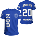 Zeta Phi Beta (Blue) T-shirt | Africazone.store