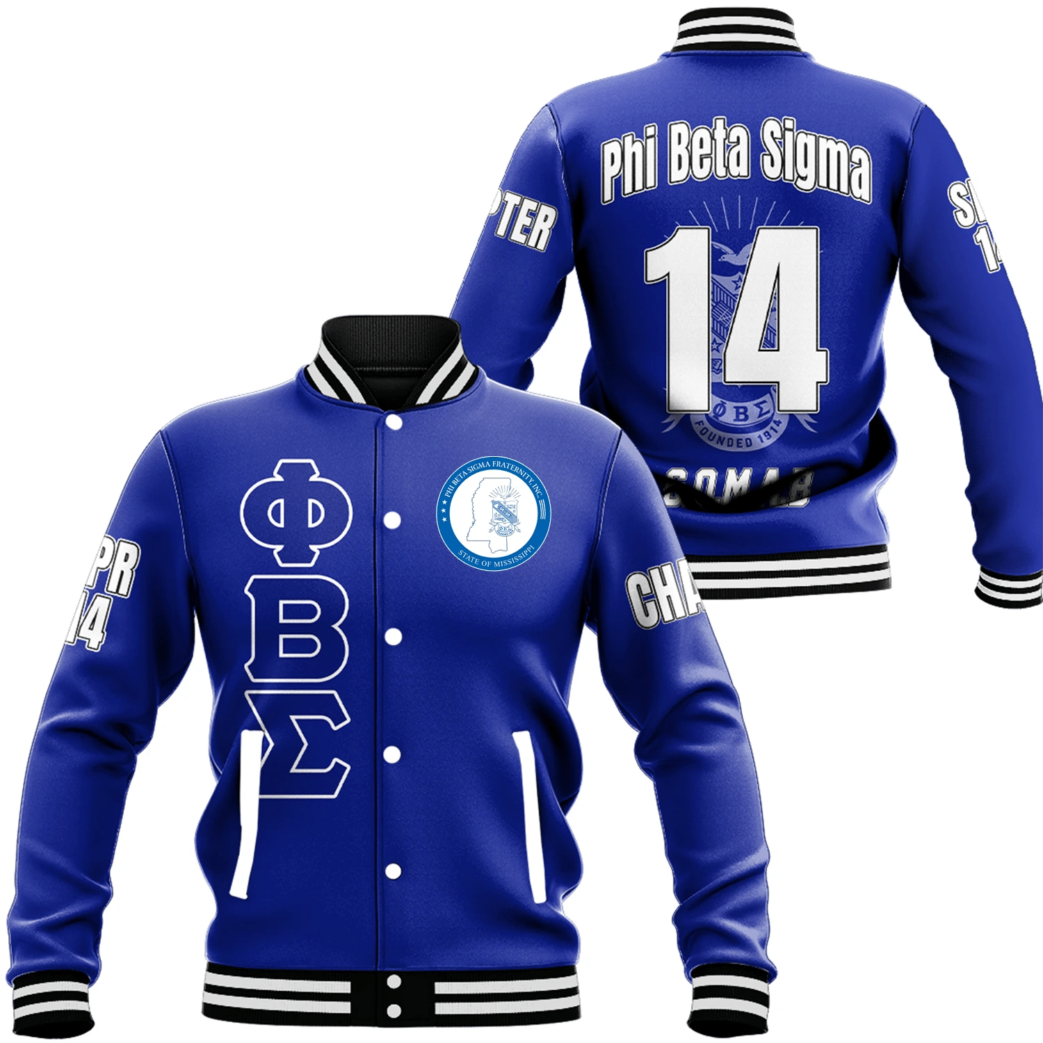 State of Mississippi Baseball Jackets  | Getteestore.com