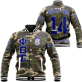 Phi Beta Sigma Camouflage Baseball Jackets | Africazone.store