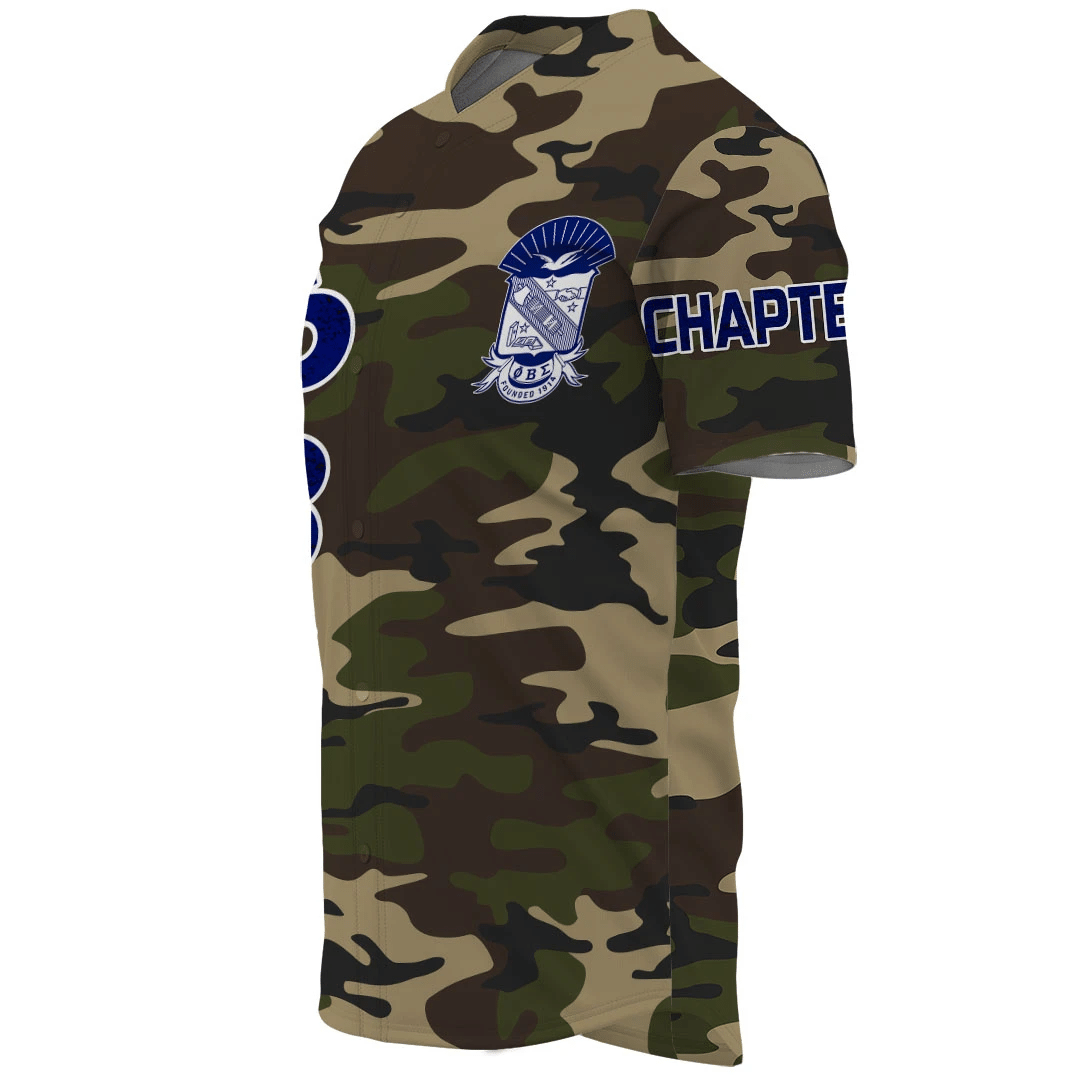 Phi Beta Sigma Camouflage Baseball Jerseys | Africazone.store