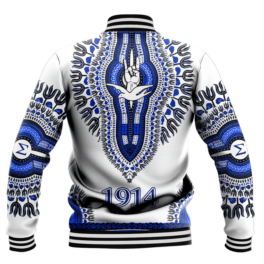 Phi Beta Sigma Dashiki Baseball Jackets | Getteestore.com
