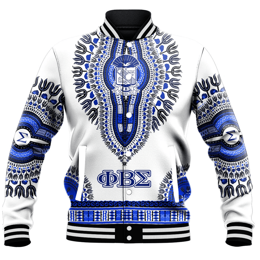 Phi Beta Sigma Dashiki Baseball Jackets | Getteestore.com