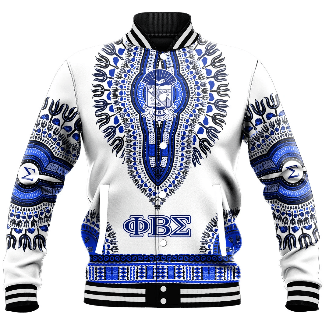 Phi Beta Sigma Dashiki Baseball Jackets | Getteestore.com