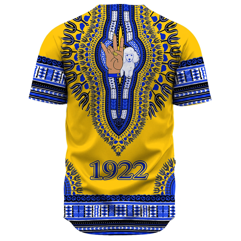 Sigma Gamma Rho Dashiki Baseball Jerseys | Getteestore.com