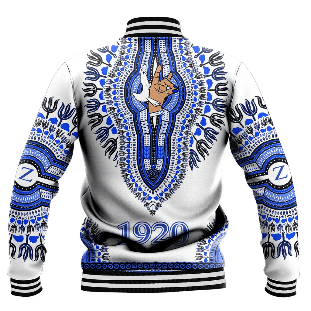 Zeta Phi Beta Dashiki Baseball Jackets | Getteestore.com