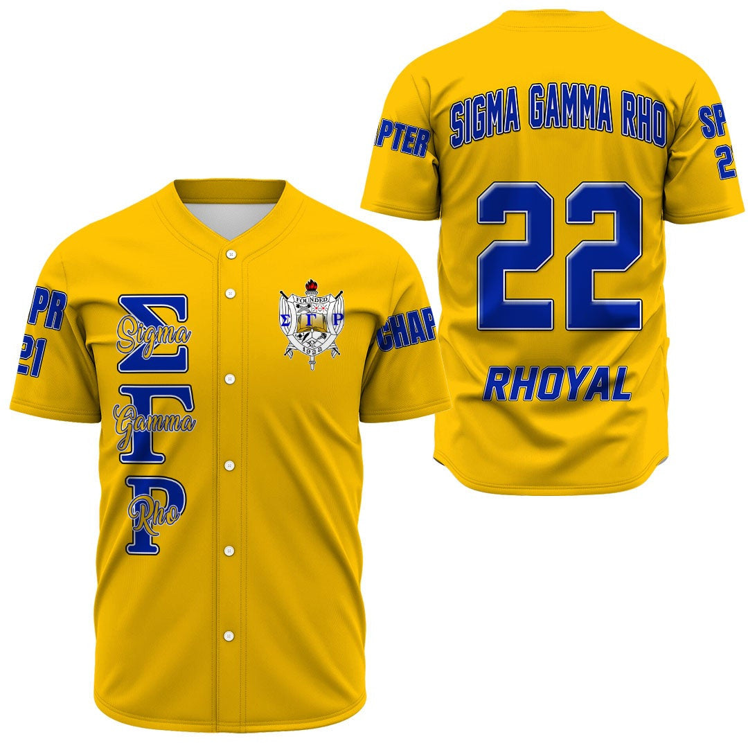 Sigma Gamma Rho ( Gold ) Baseball Jerseys | Getteestore.com