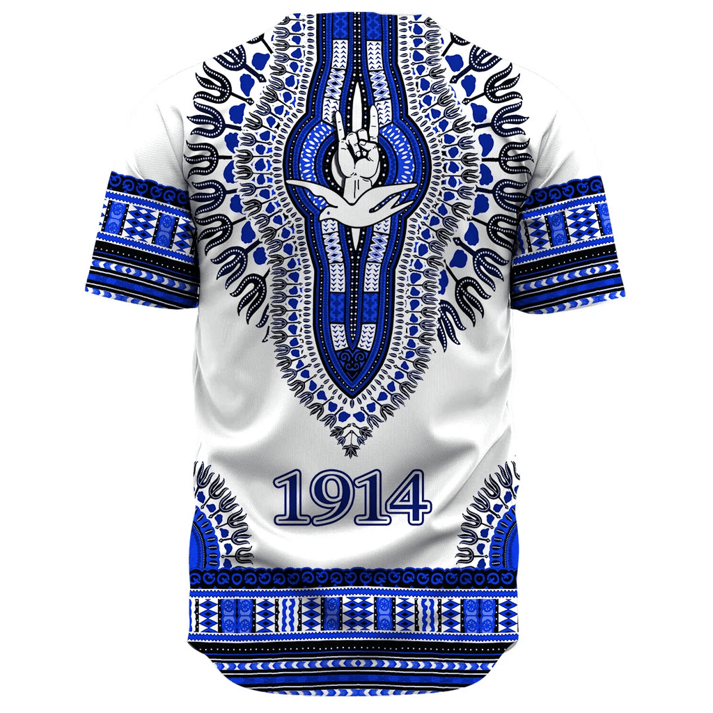 Phi Beta Sigma Dashiki Baseball Jerseys | Getteestore.com