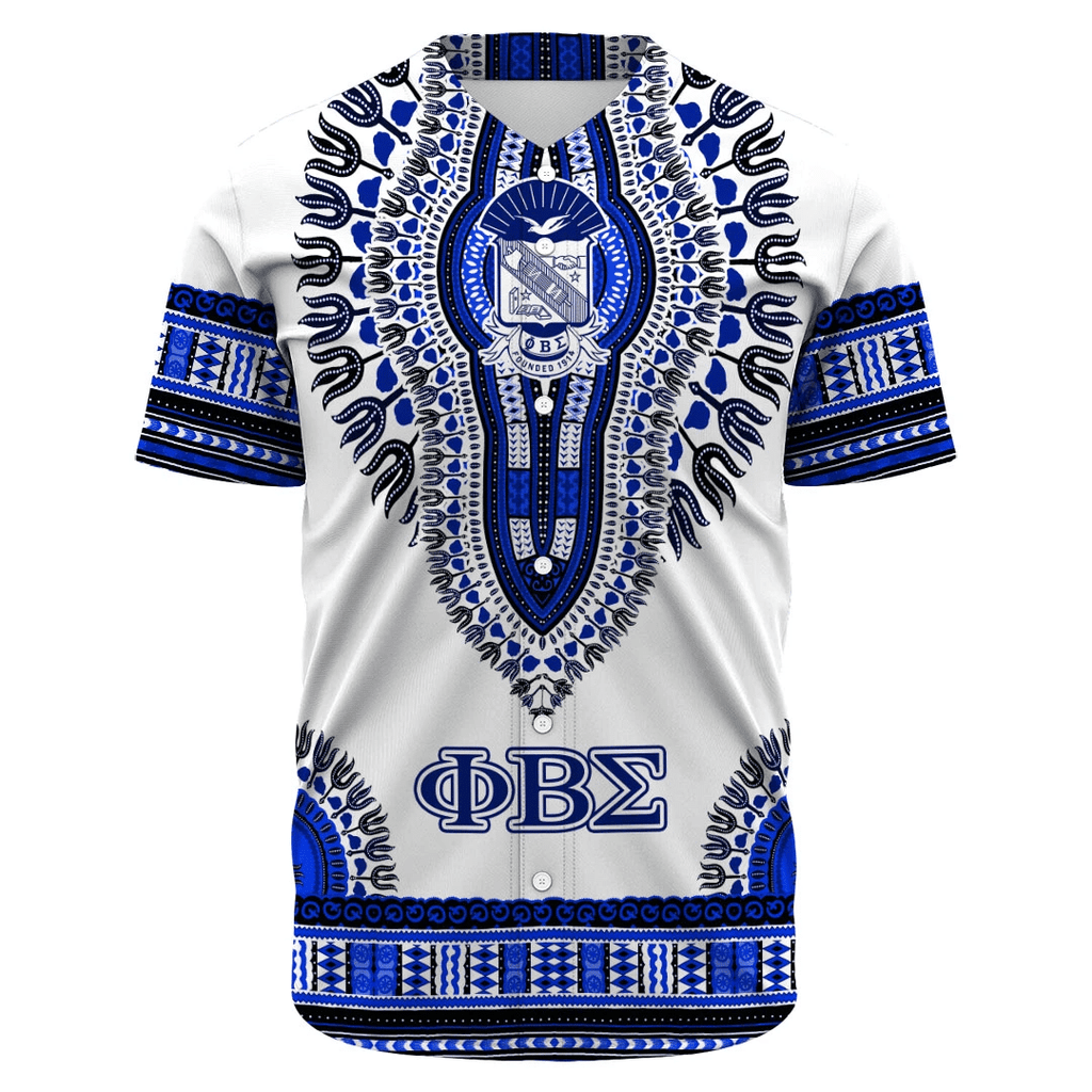 Phi Beta Sigma Dashiki Baseball Jerseys | Getteestore.com