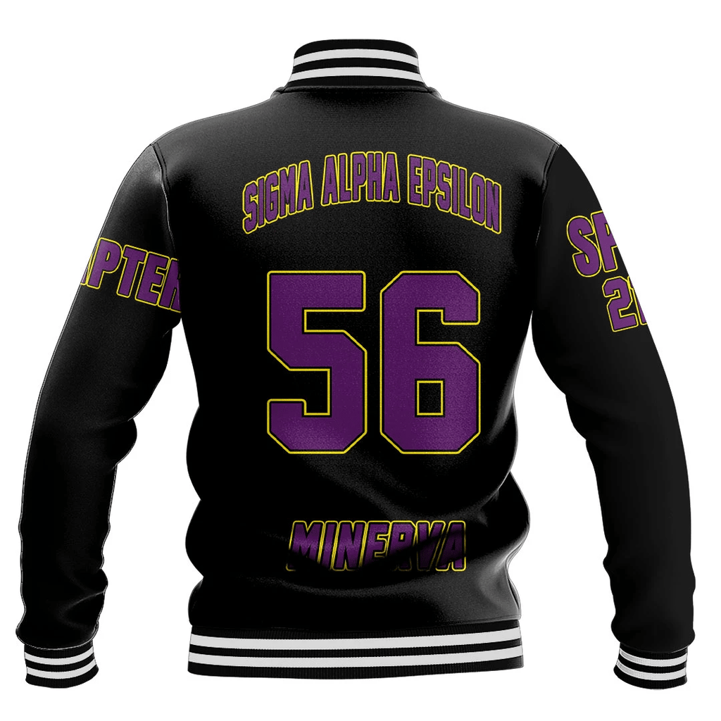 (Custom) Africa Zone Jacket - Sigma Alpha Epsilon Baseball Jackets A31