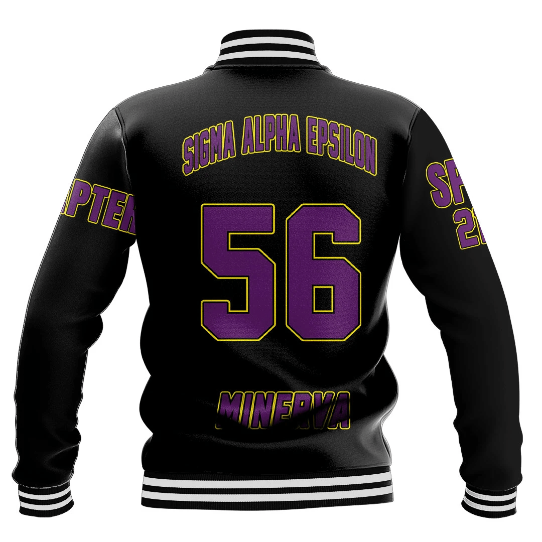 (Custom) Africa Zone Jacket - Sigma Alpha Epsilon Baseball Jackets A31