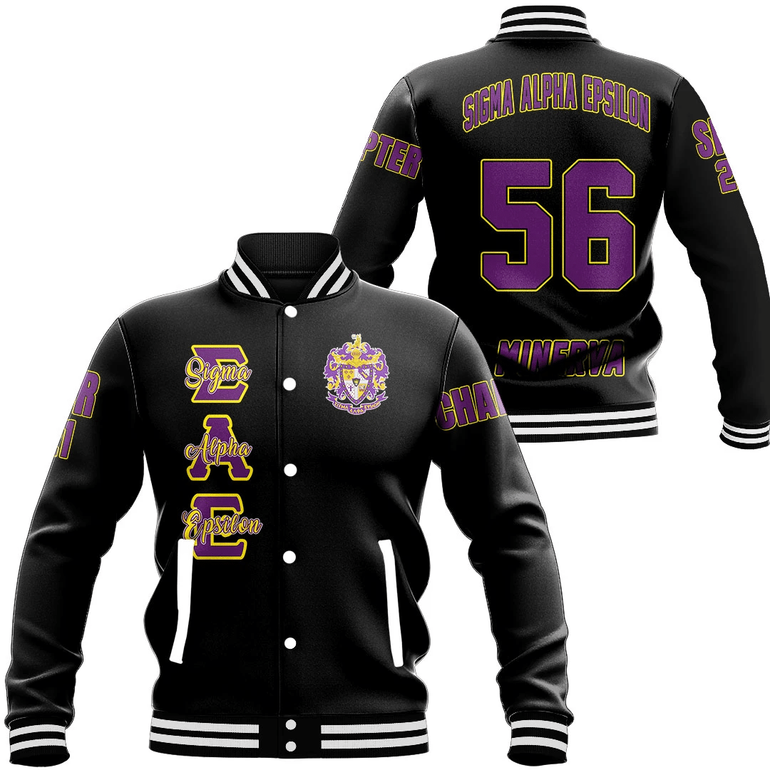 Sigma Alpha Epsilon Baseball Jackets | Africazone.store