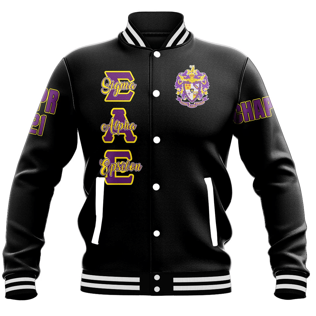 (Custom) Africa Zone Jacket - Sigma Alpha Epsilon Baseball Jackets A31