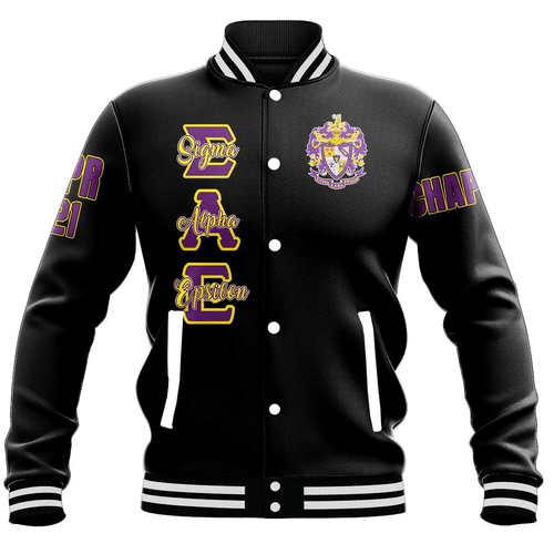 (Custom) Africa Zone Jacket - Sigma Alpha Epsilon Baseball Jackets A31