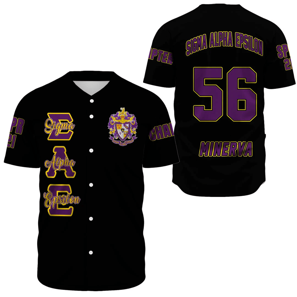Sigma Alpha Epsilon Baseball Jerseys | Africazone.store