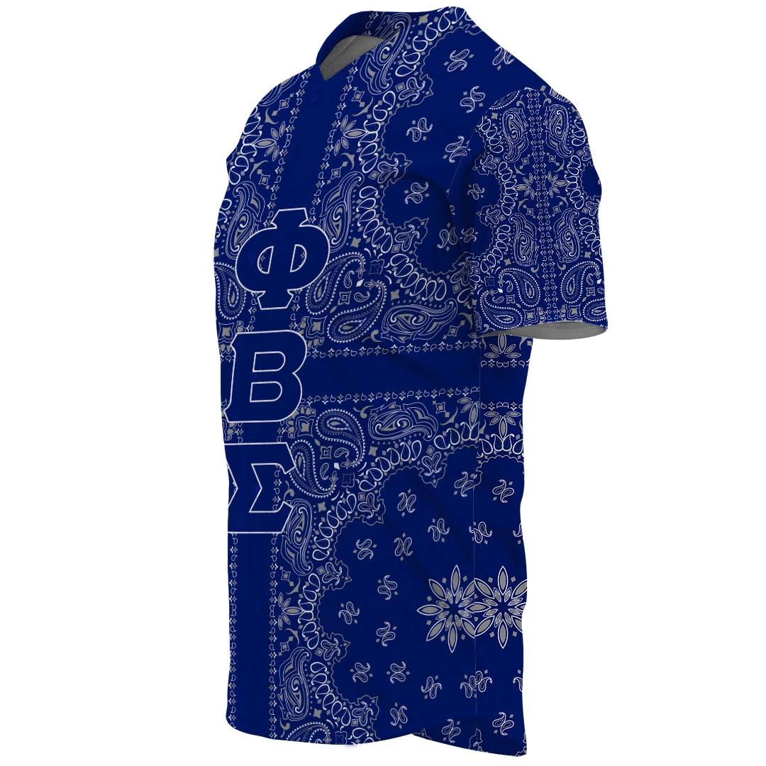Phi Beta Sigma Paisley Style Baseball Jerseys | Getteestore.com