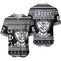 Africazone Baseball Jersey - Groove Phi Groove African Pattern Christmas Baseball Jerseys A31
