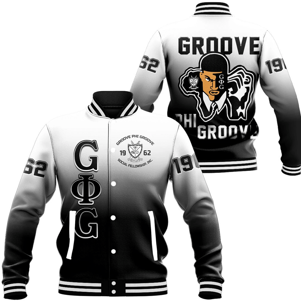 Groove Phi Groove Gradient Baseball Jackets | Getteestore.com