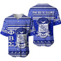 Africazone Baseball Jersey - Phi Beta Sigma African Pattern Christmas Baseball Jerseys A31