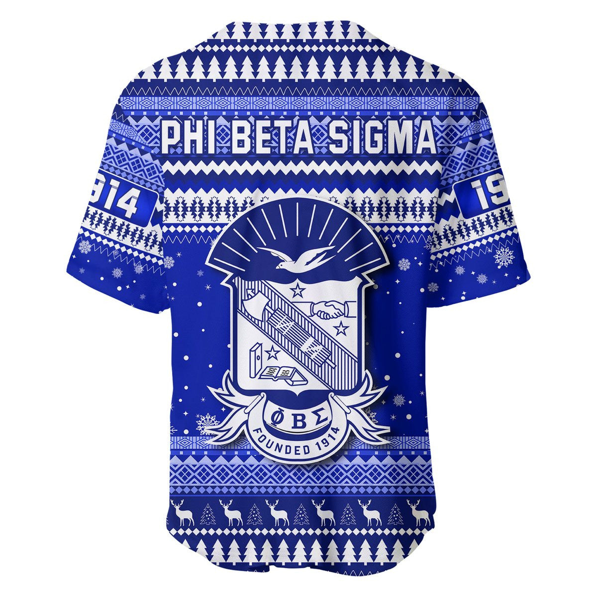 Africazone Baseball Jersey - Phi Beta Sigma African Pattern Christmas Baseball Jerseys A31